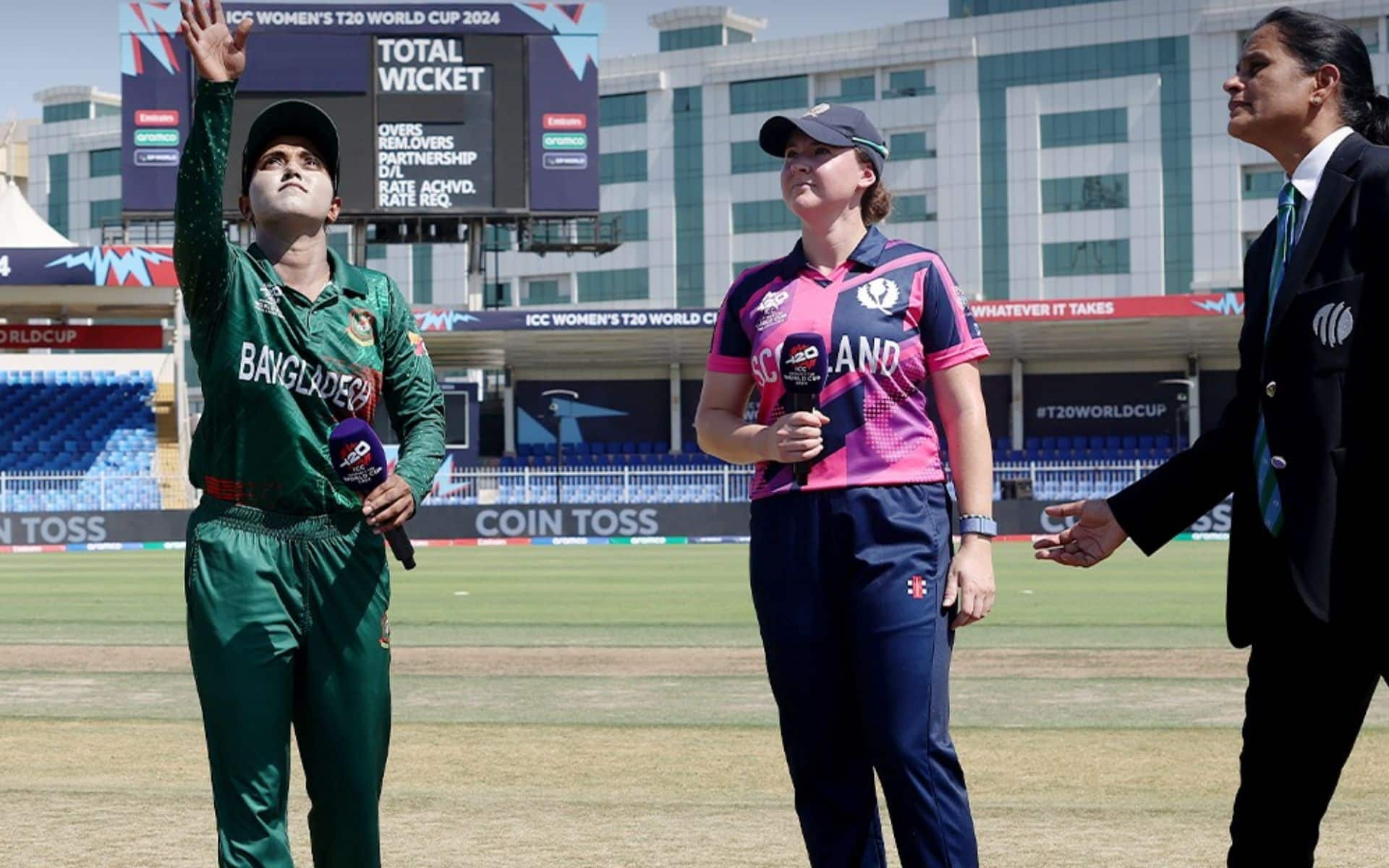 Women's T20 World Cup 2024, BAN-W Vs SCO-W: Bangladesh Opt To Bat; Check Out The Playing XI's